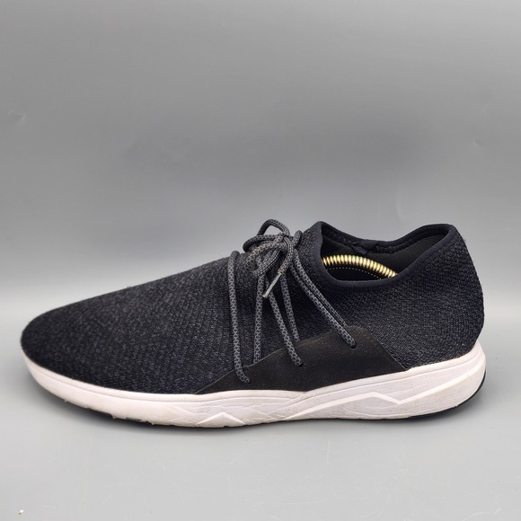Vessi Sneakers Mens SZ 12 Black Cityscape Waterproof Knit Athletic Walking Shoes main image 10